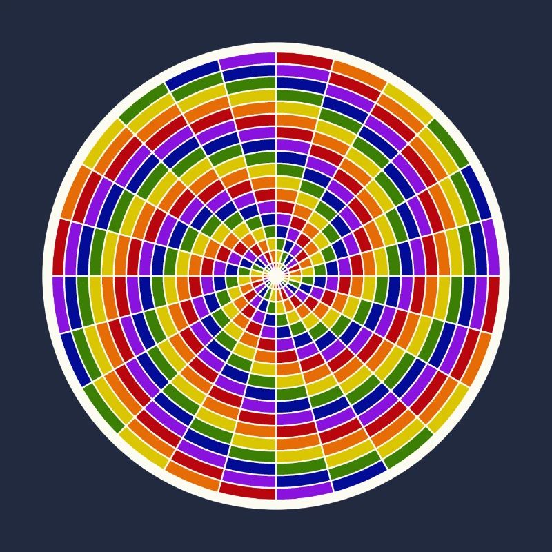 Conception d’art en spirale colorée