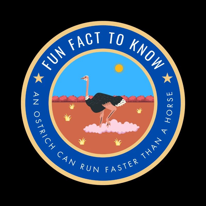 An ostrich can run faster than a horse
