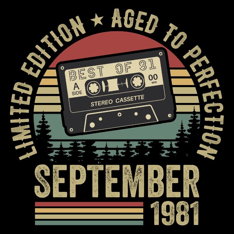 Né en septembre 1981 Millésime 1981