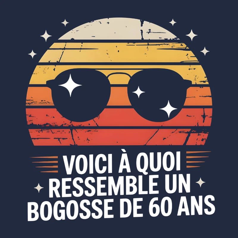 Soleil rétro Bogosse 60 ans