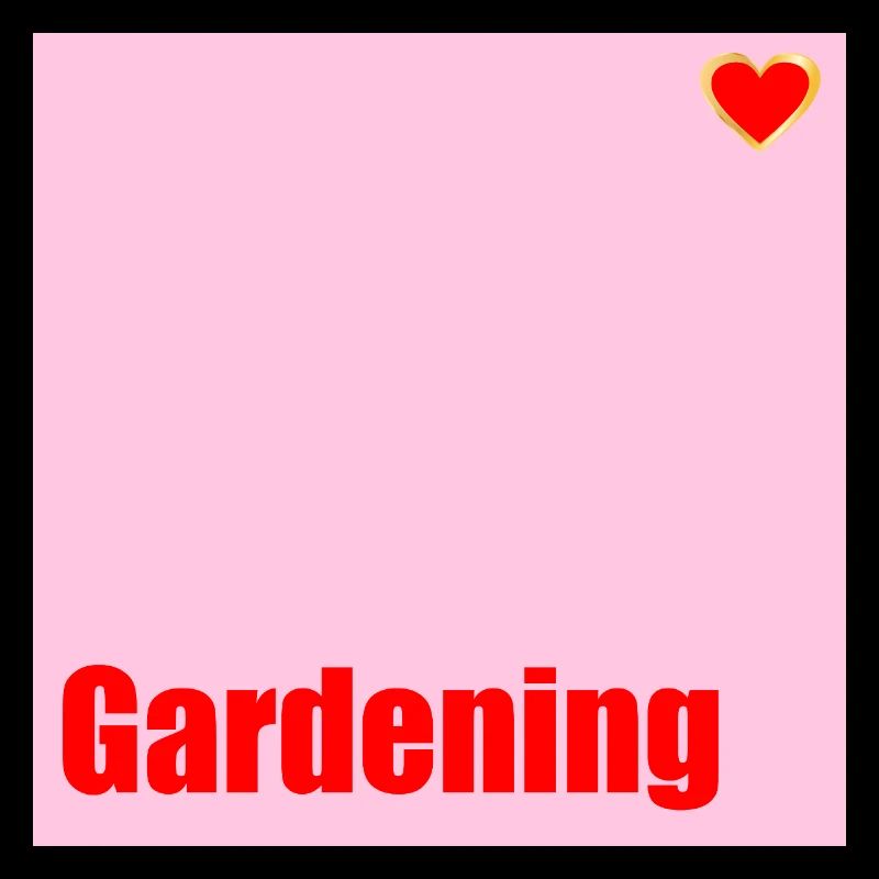 Jardinage Amour Jardin
