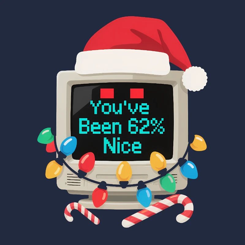 Computer Weihnachten KI Sarkastisch Tech Geschenk