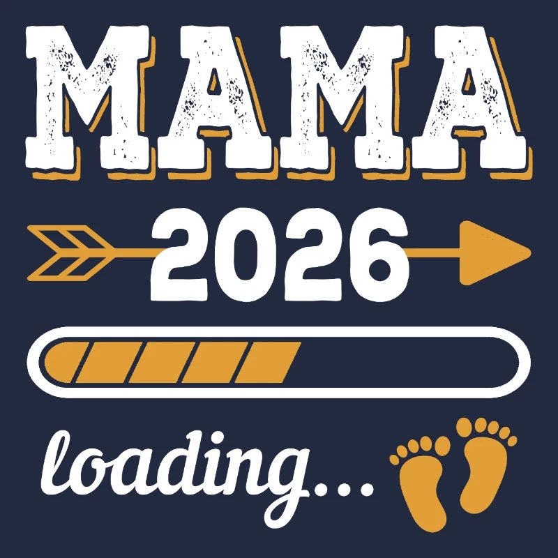 Mama 2026 Loading Zukünftige Mutter Geschenk