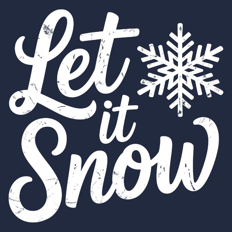 Flocon de neige de Noël Let It Snow