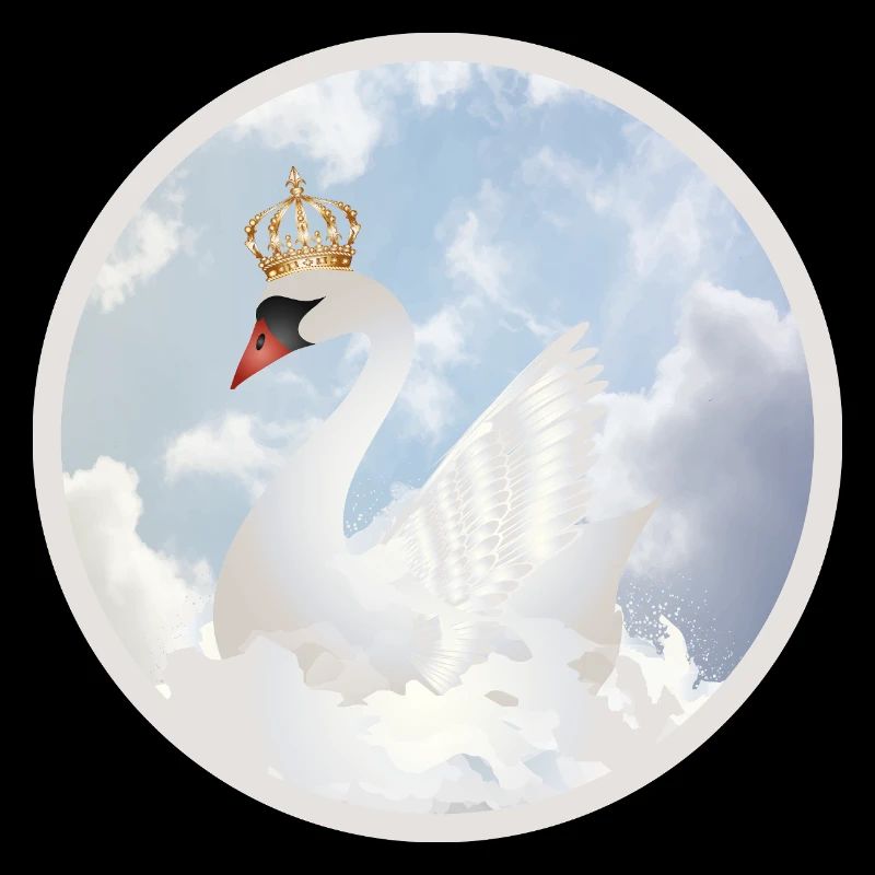 Le Cygne Royal dans les Nuages