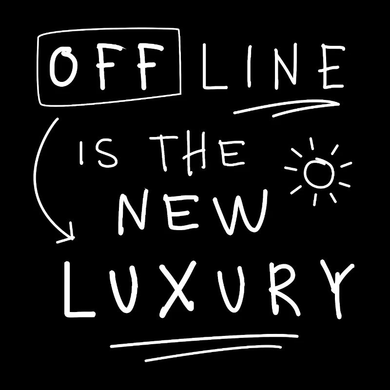 Hors ligne, c’est le nouveau luxe Statement minimaliste