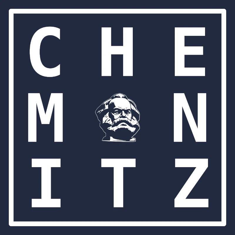 Chemnitz Karl-Marx Souvenir Design Nischel Art