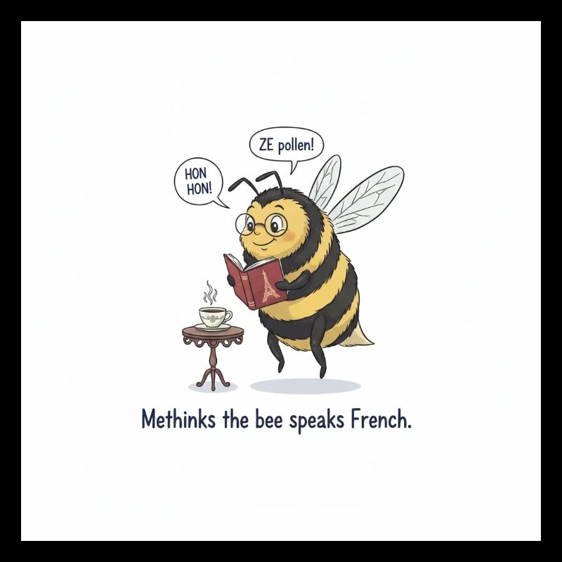 Bee lernt Französisch: Méthinks
