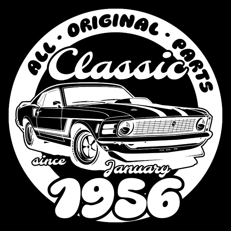 70. Geburtstag - Klassiker Musclecar 01/1956