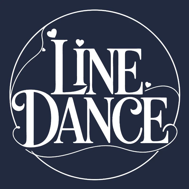 Ornement de lettrage LineDance