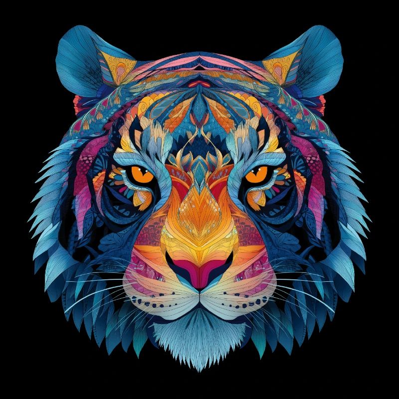 Tiger Kopf