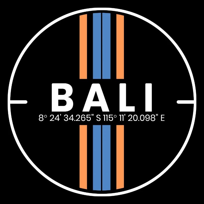 Coordonnées de l’île de Bali