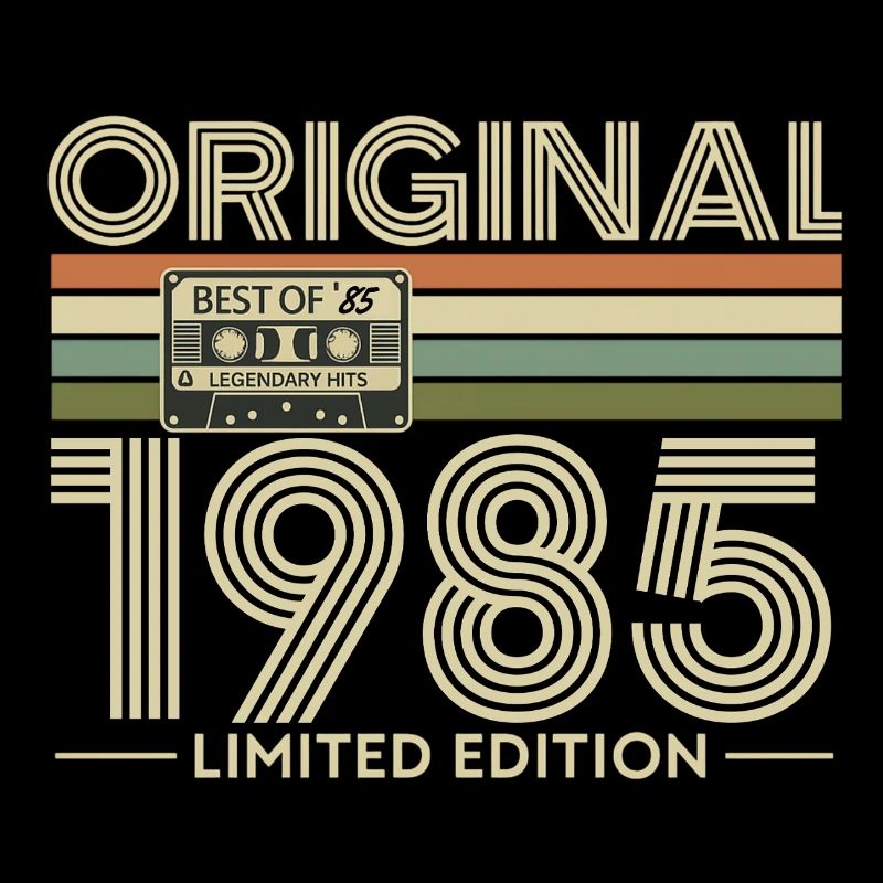 Original 1985 Limited Edition Retro Cassette