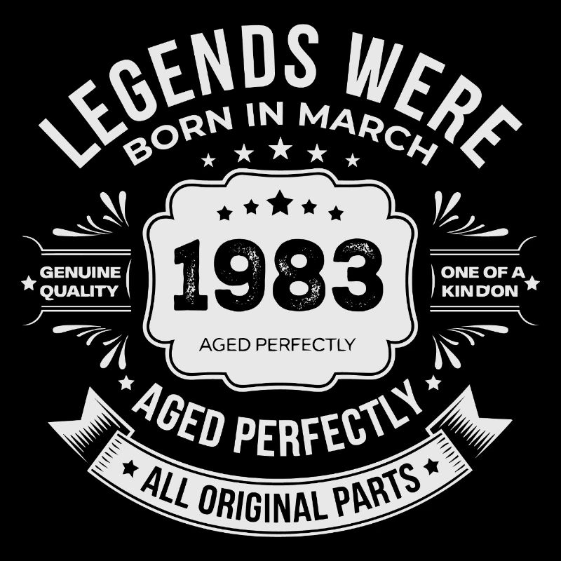Mars 1983 anniversaire 1983 légendes Mars