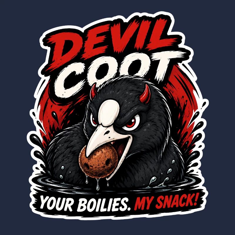 Conception drôle de pêche à la carpe Devil Coud