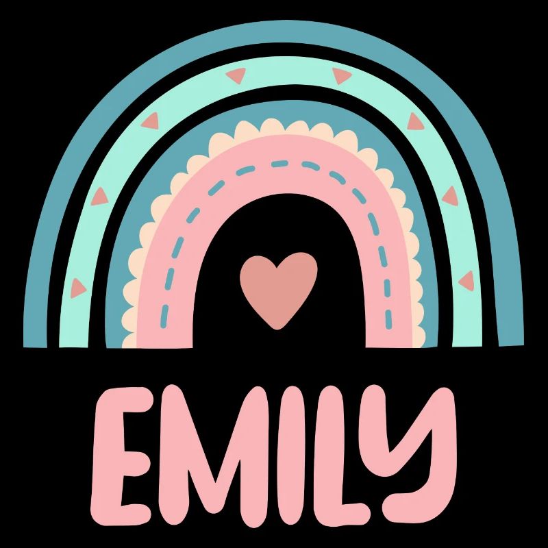 Emily Name Regenbogen Baby