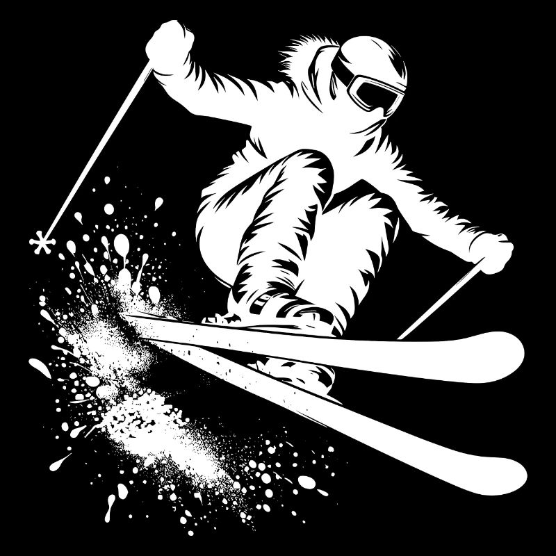 Saut à ski, hiver, vacances de ski, piste