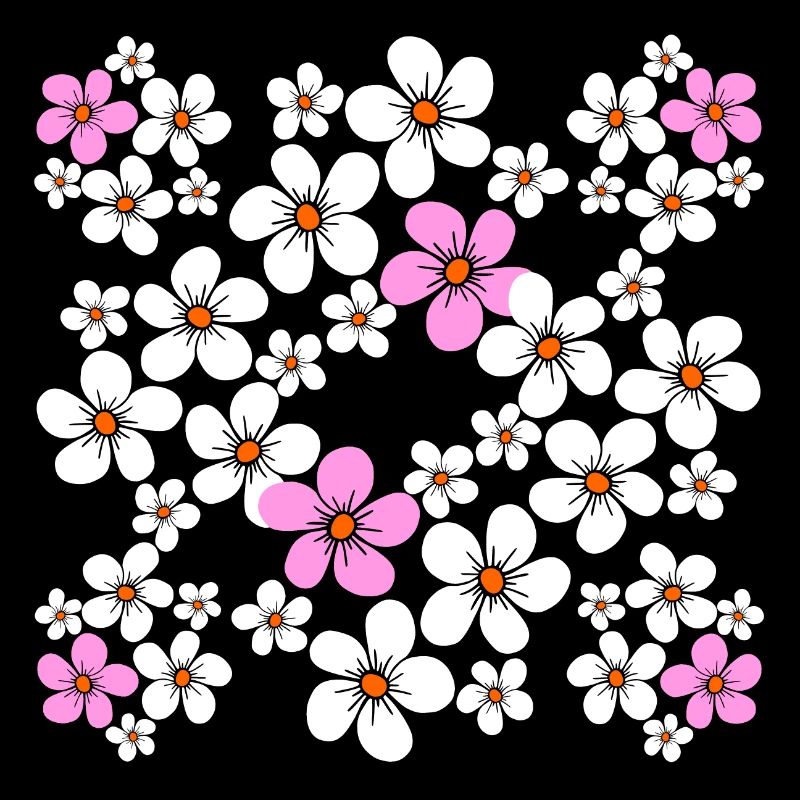 fleur de motif floral fleur de vrille florale