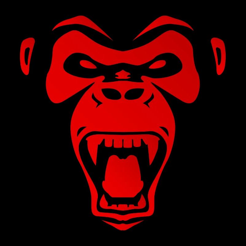 Roter Gorilla