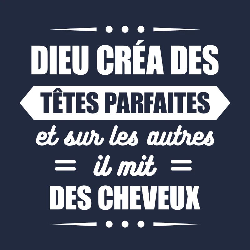 DIEU CREA DES TETES PARFAITES DE CHAUVES