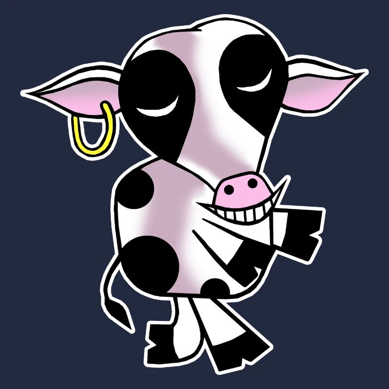 Welcoming cow