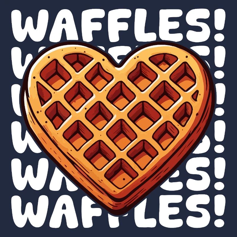 Pop Art Waffel Herz