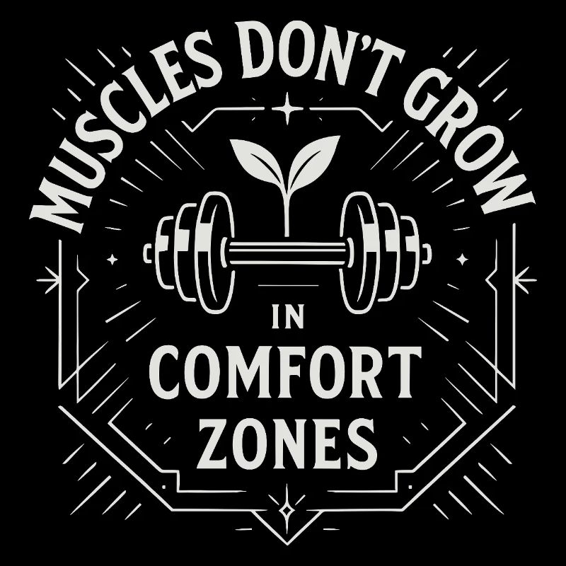 Les muscles ne se développent pas dans les zones de confort