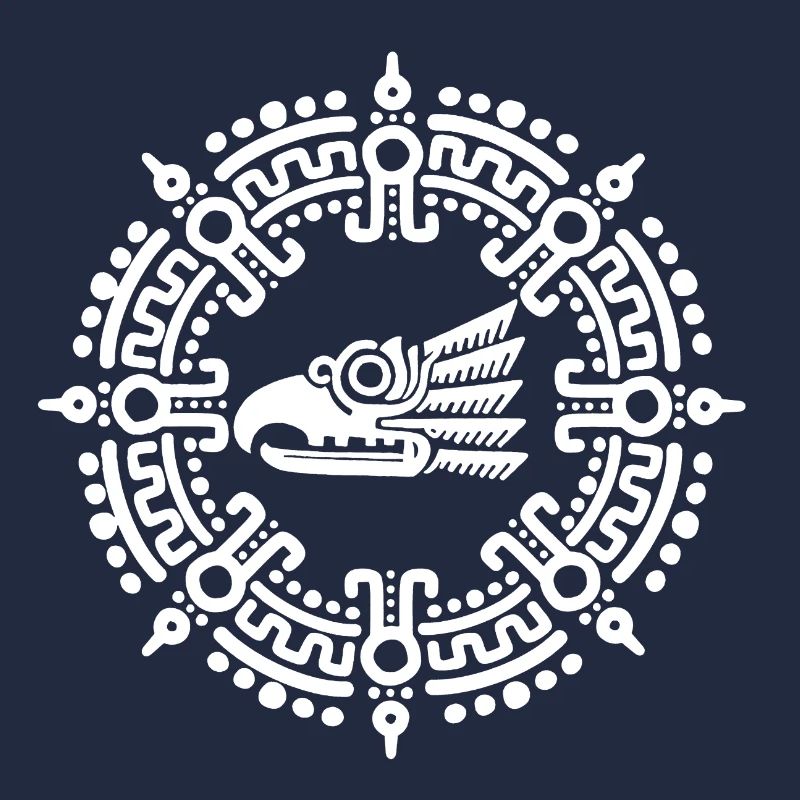 White Aztec symbol