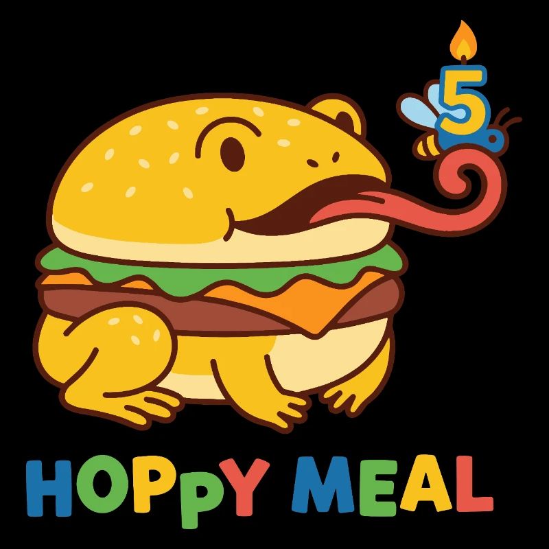 Hoppy Meal 5th Birthday Frog
