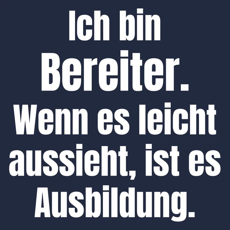 Bereiter Spruch: Training wirkt sichtbar