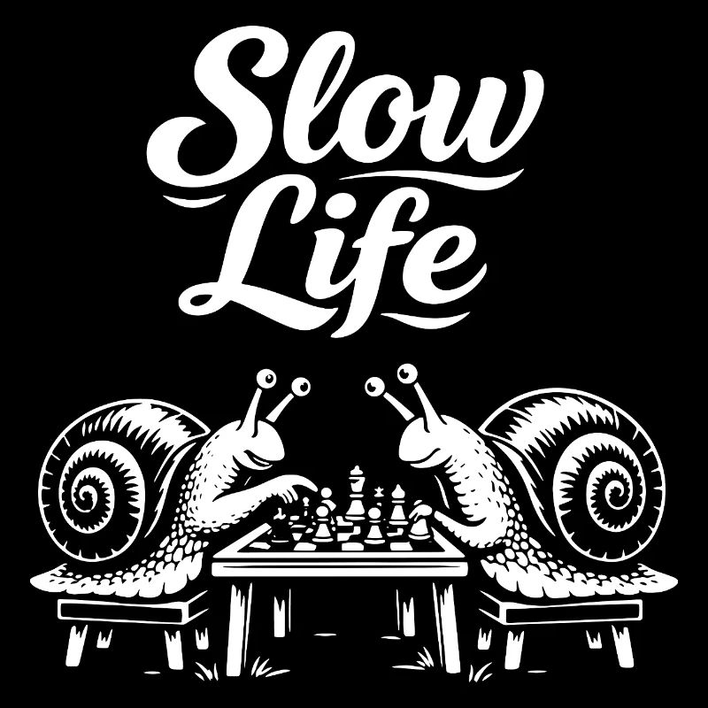 Duel d’échecs entre escargots et escargots lents