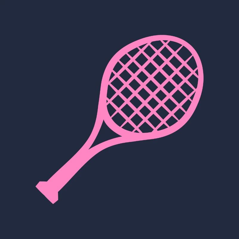 Tennis racket pink