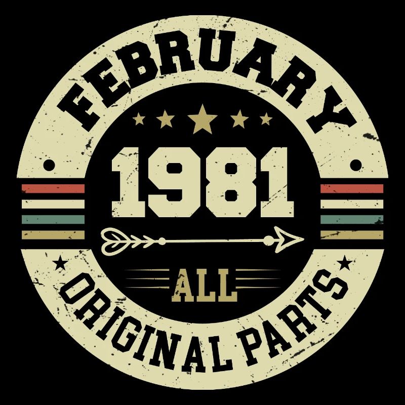 Février 1981 Vintage Cadeau d’anniversaire 1981