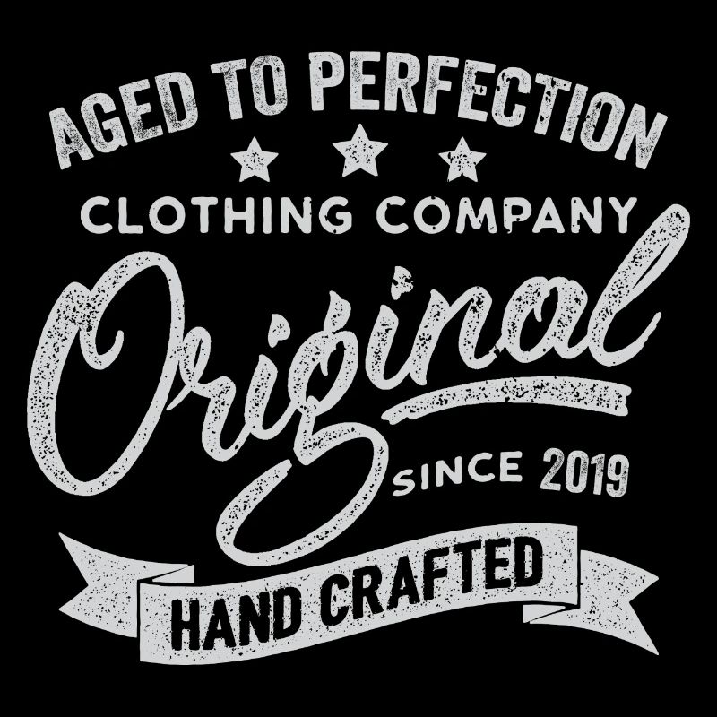 Original 2019 Vintage Rétro 2019 Anniversaire 2019