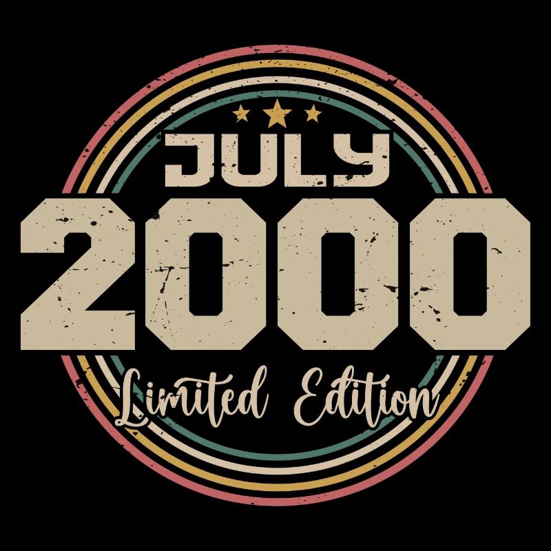 2000 Anniversaire Juillet 2000 Cadeau Juillet 2000
