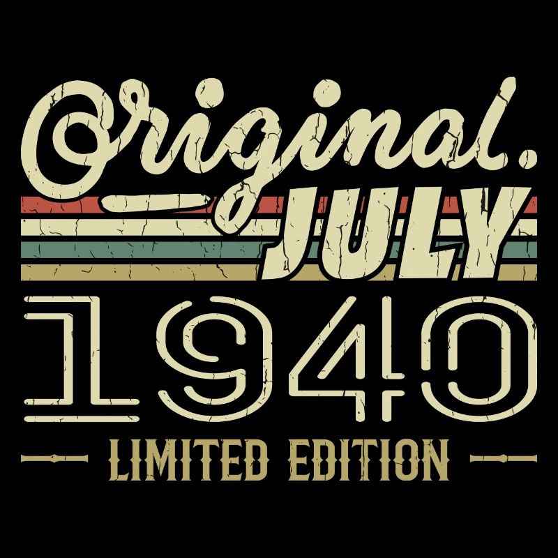 Juillet 1940 Original Cadeau Anniversaire 1940