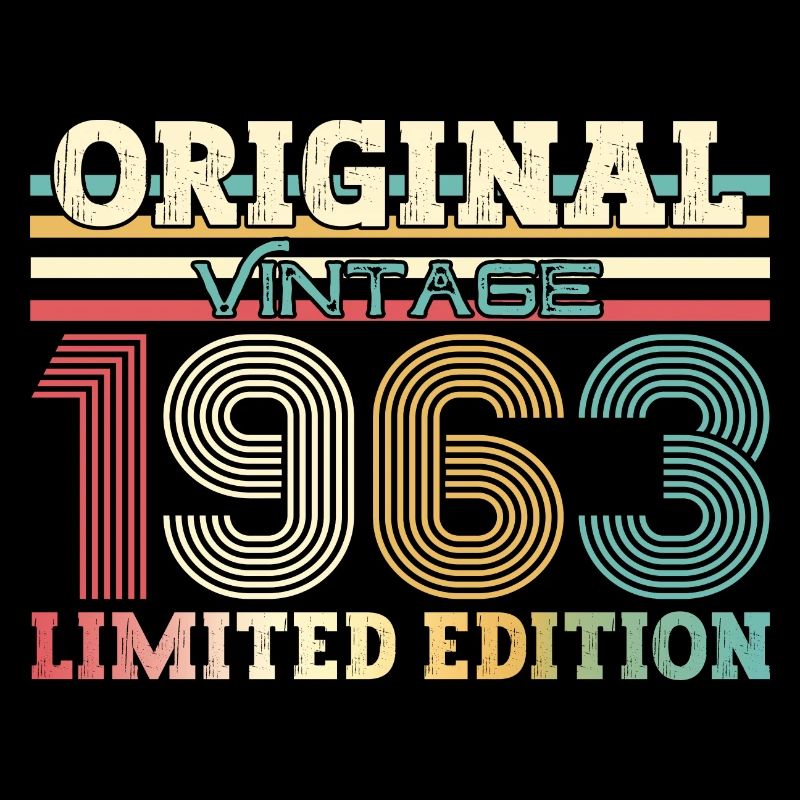 61 . Anniversaire Original 1963 Millésime 1963