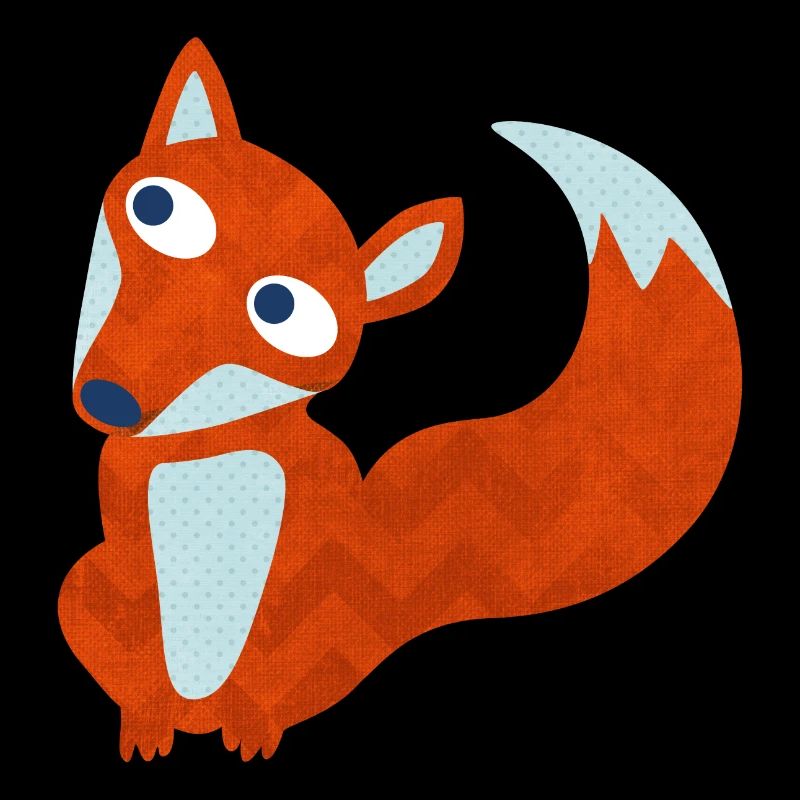 Fox Forest Animal Comic Smart Cool Nursery