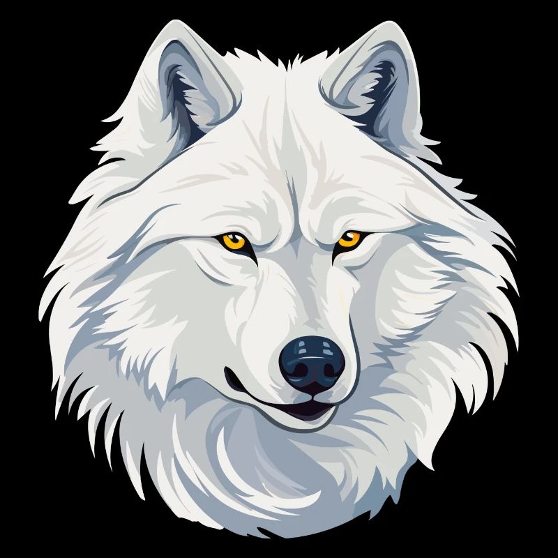 Weißer Wolf