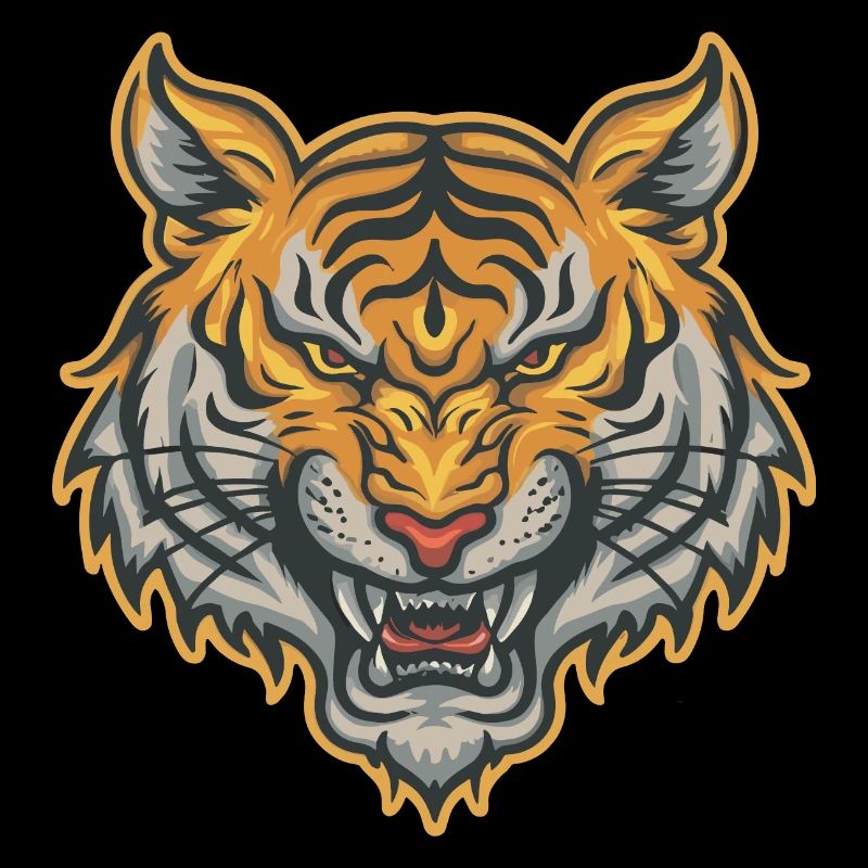 Tête de tigre