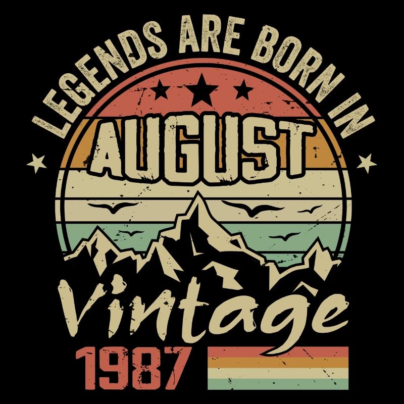 Août 1987 Anniversaire 1987 - Légendes Août 1987