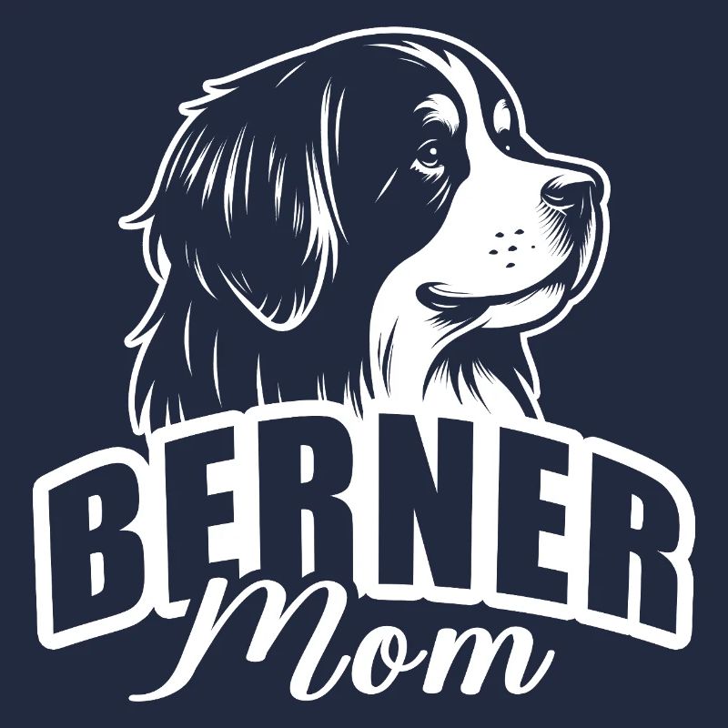 "Berner Mom" mit Hundekopf