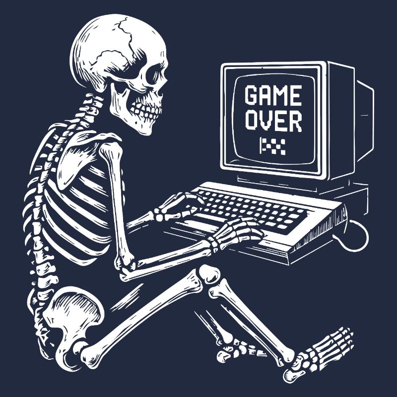 Skeleton Gamer sur console