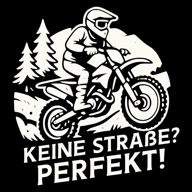 Moto tout-terrain – Pas de route ? Parfait