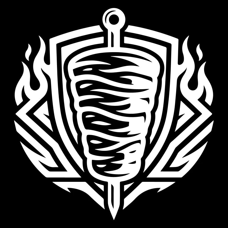Symbole de brochette Doner Kebab