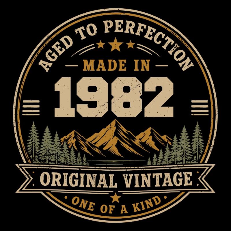 1982 Rétro 1982 Vintage 1982 Cadeau 1982