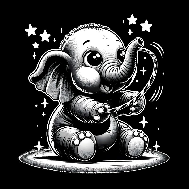 Jeu d’étoiles du petit éléphant