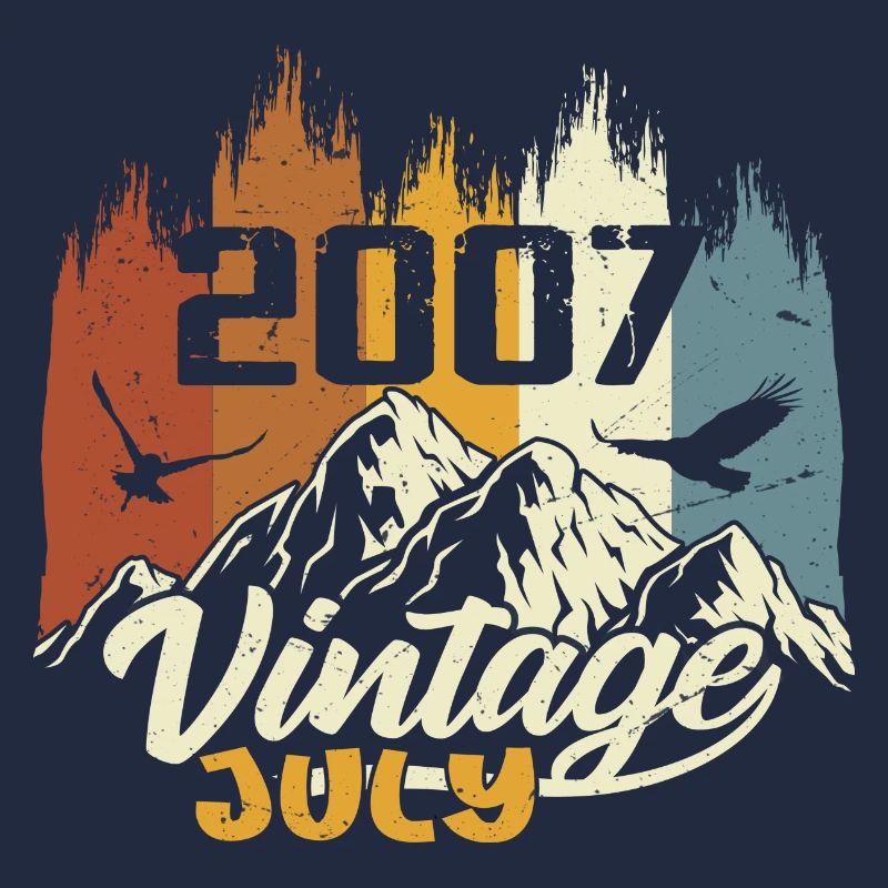 Vintage Juli 2007 Geburtstagsgeschenk Juli 2007