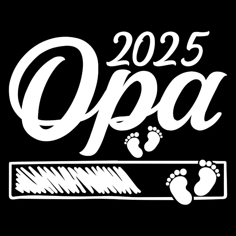 Werdender Opa 2025 Opa loading Geschenk Männer