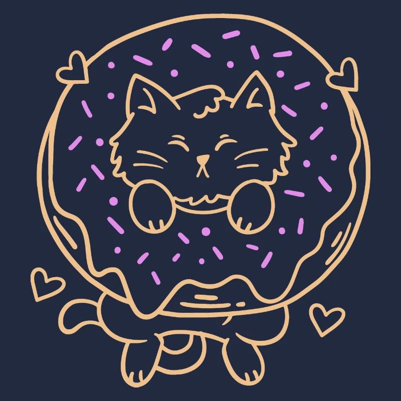 Donut und Katze